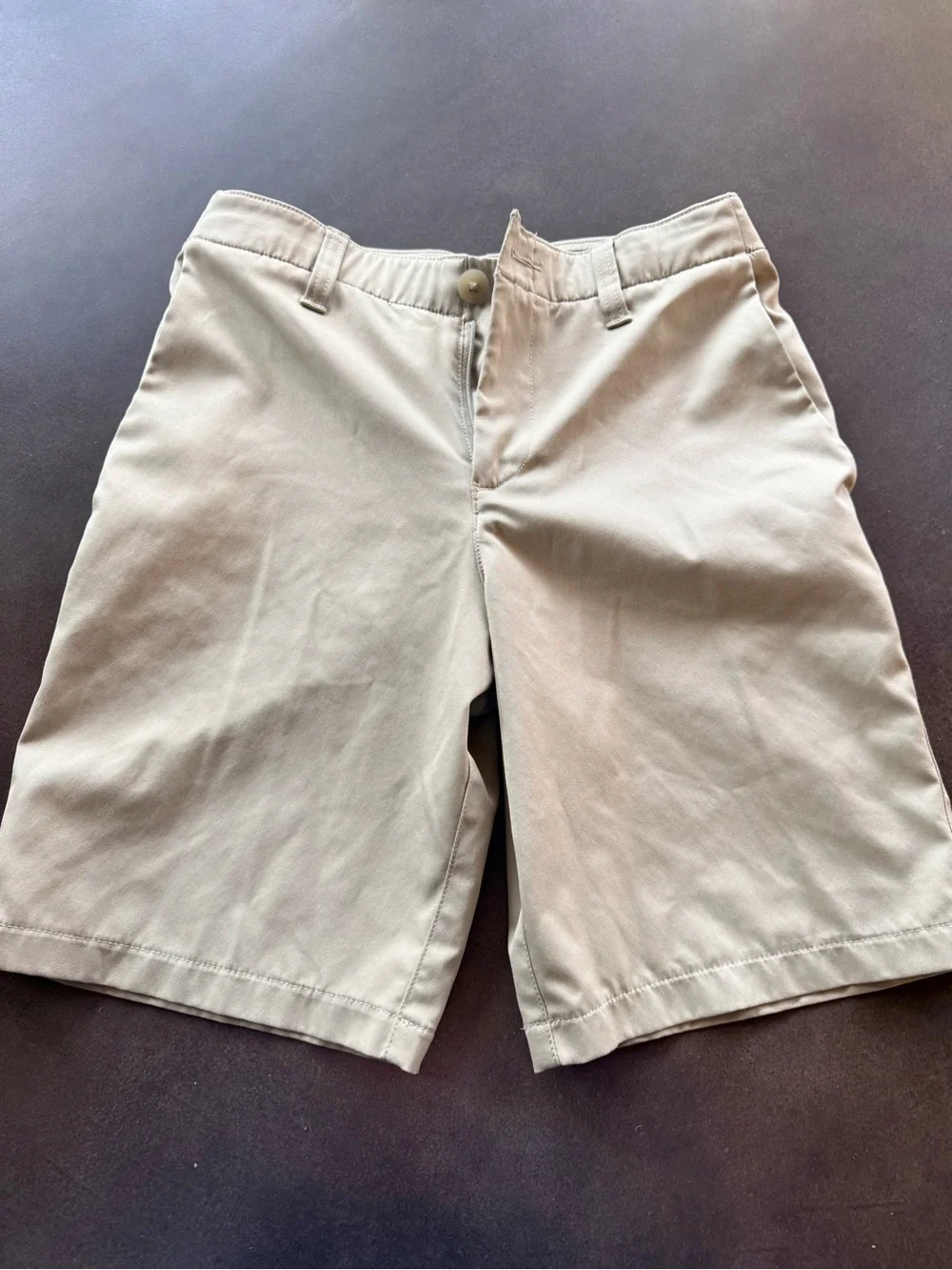 Youth Classic Tan Chino Shorts- quick dry